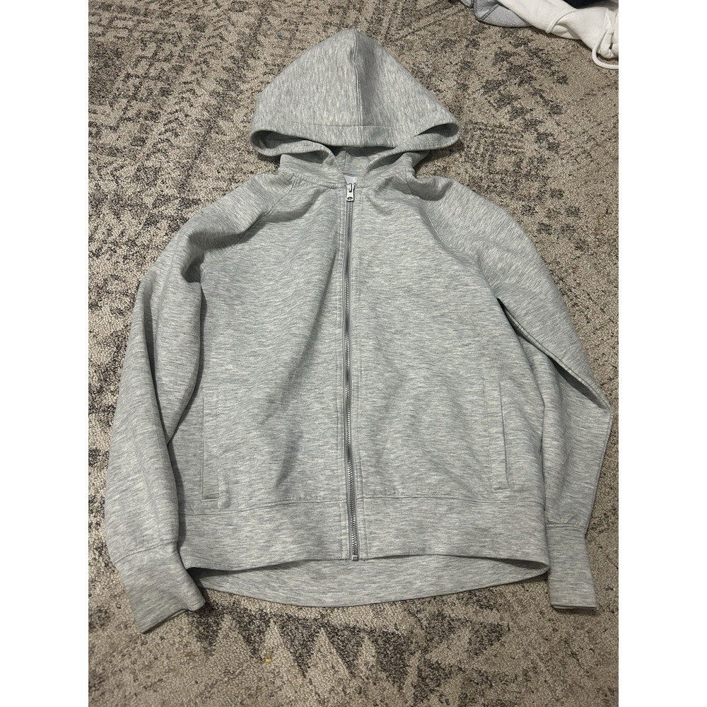 abercrombie kids ypb grey Boys Zip Up Hoodie Sweatshirt Size 13/14